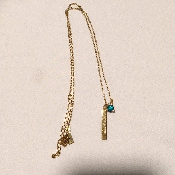 kate spade Jewelry - NWOT Kate Spade Gold And Emerald Necklace